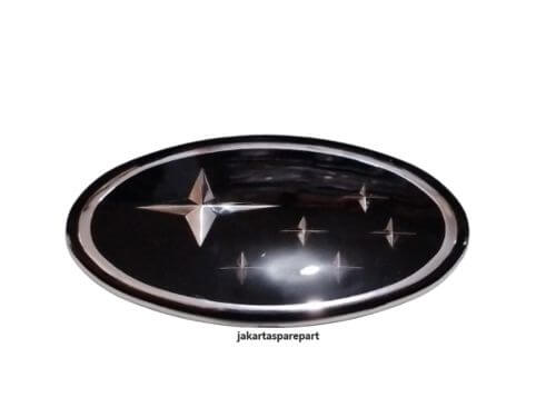 Emblem Logo Subaru Ukuran 10x5.2cm Warna Hitam