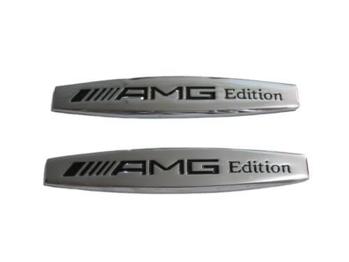 Emblem Samping AMG Edition Warna Chrome Bahan ABS Sepasang