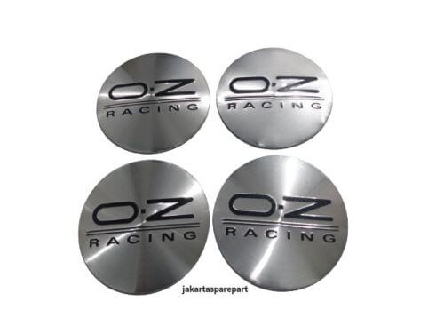 Emblem Velg OZ Racing Silver Model Tempel Ukuran 56mm